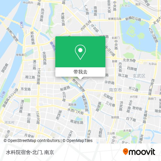 水科院宿舍-北门地图