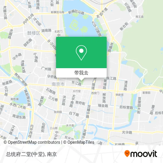 总统府二堂(中堂)地图