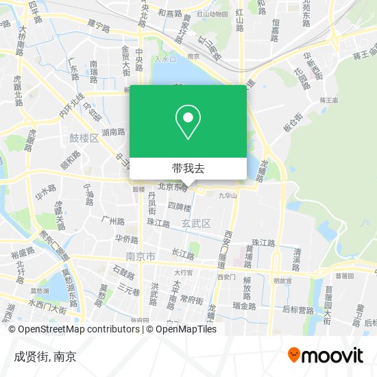 成贤街地图
