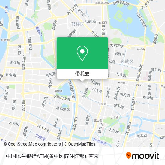 中国民生银行ATM(省中医院住院部)地图