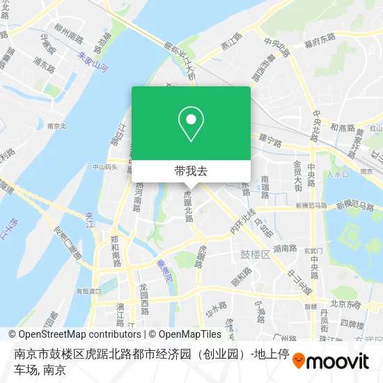 南京市鼓楼区虎踞北路都市经济园（创业园）-地上停车场地图