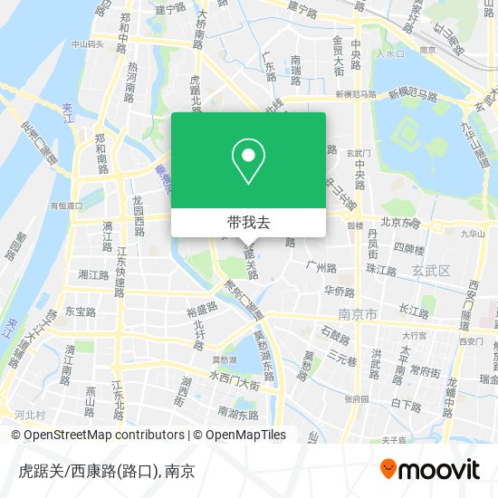 虎踞关/西康路(路口)地图
