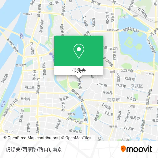 虎踞关/西康路(路口)地图