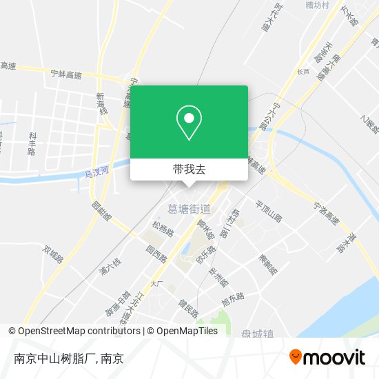 南京中山树脂厂地图