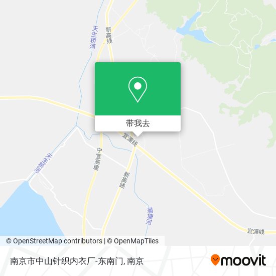 南京市中山针织内衣厂-东南门地图