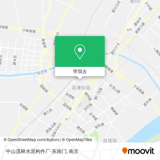 中山茂林水泥构件厂-东南门地图