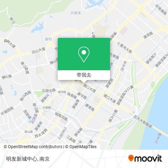 明发新城中心地图