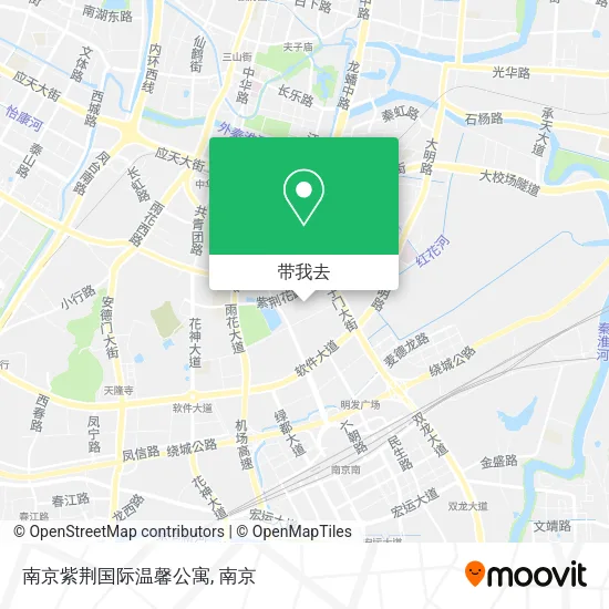 南京紫荆国际温馨公寓地图