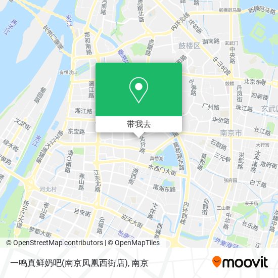 一鸣真鲜奶吧(南京凤凰西街店)地图
