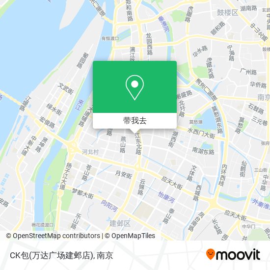 CK包(万达广场建邺店)地图