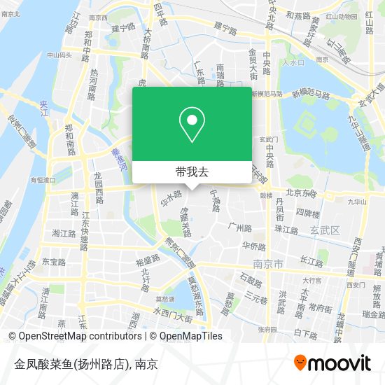 金凤酸菜鱼(扬州路店)地图