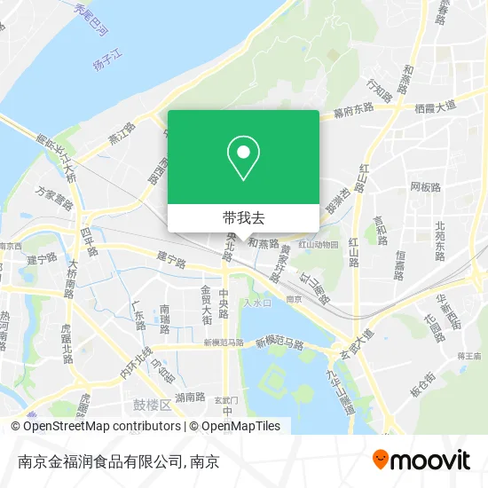 南京金福润食品有限公司地图