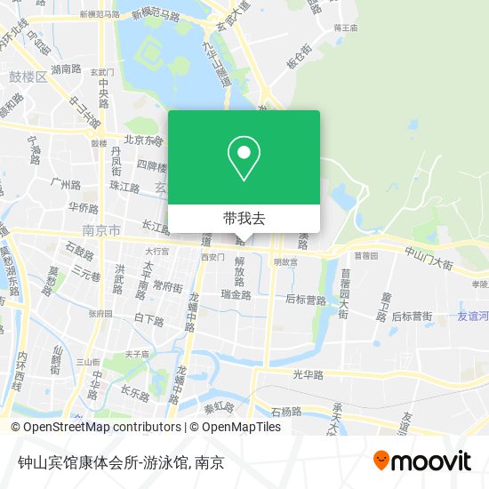 钟山宾馆康体会所-游泳馆地图