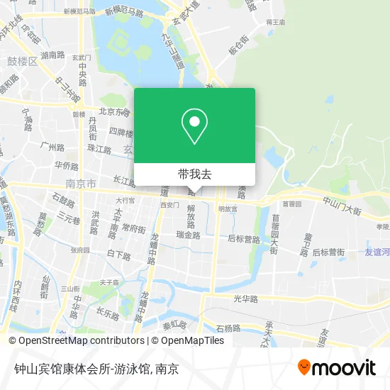 钟山宾馆康体会所-游泳馆地图