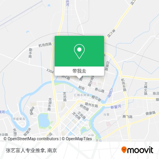 张艺盲人专业推拿地图