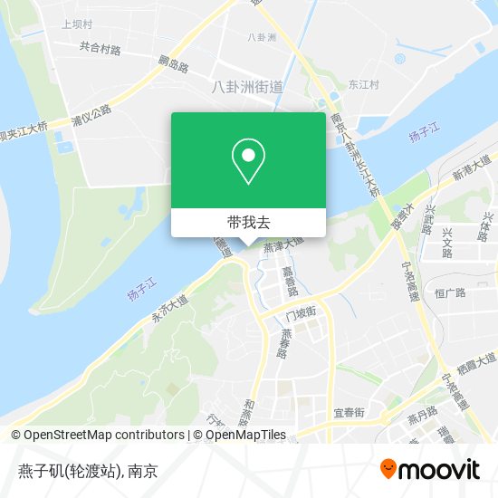 燕子矶(轮渡站)地图