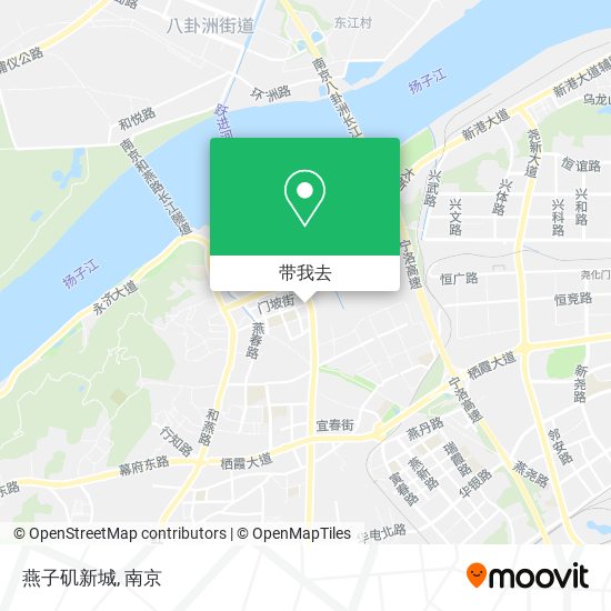 燕子矶新城地图