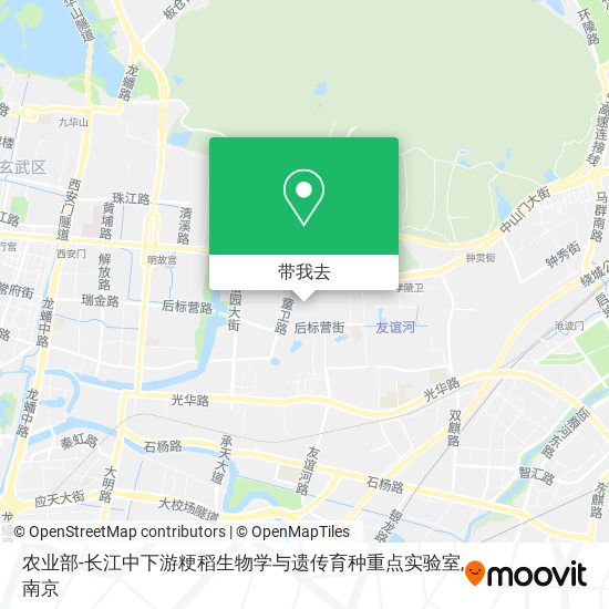 农业部-长江中下游粳稻生物学与遗传育种重点实验室地图