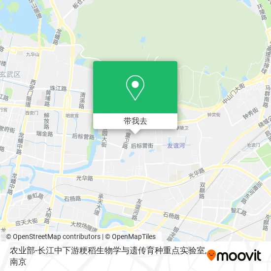 农业部-长江中下游粳稻生物学与遗传育种重点实验室地图
