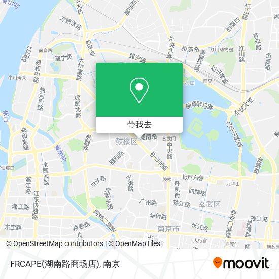 FRCAPE(湖南路商场店)地图