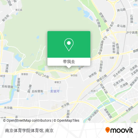 南京体育学院体育馆地图