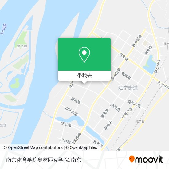 南京体育学院奥林匹克学院地图