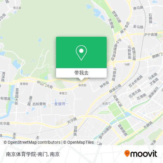 南京体育学院-南门地图