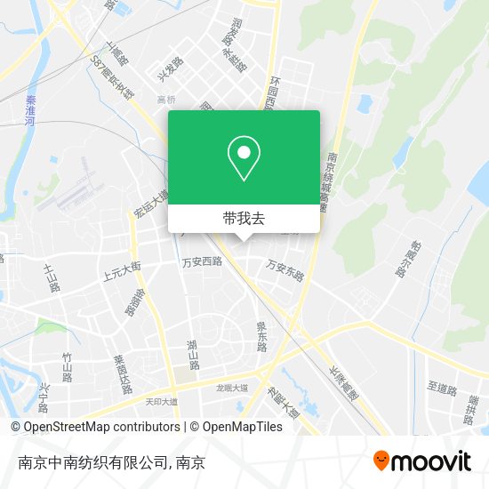 南京中南纺织有限公司地图
