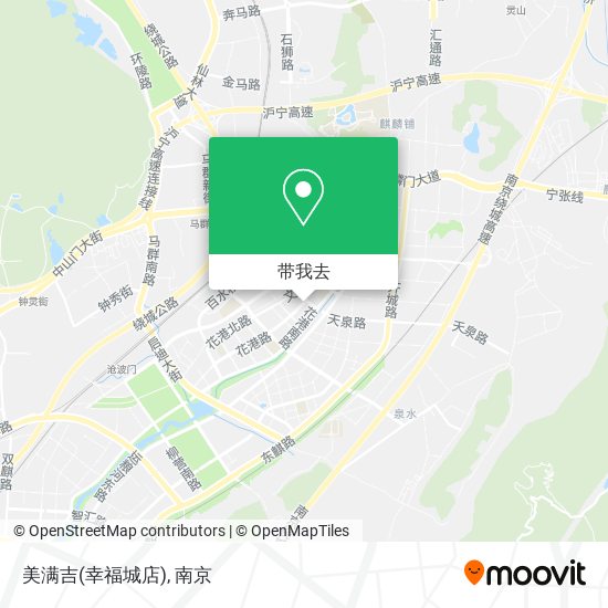 美满吉(幸福城店)地图