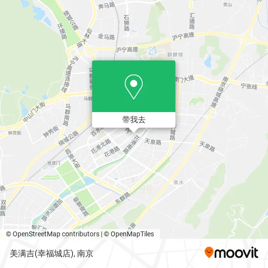美满吉(幸福城店)地图