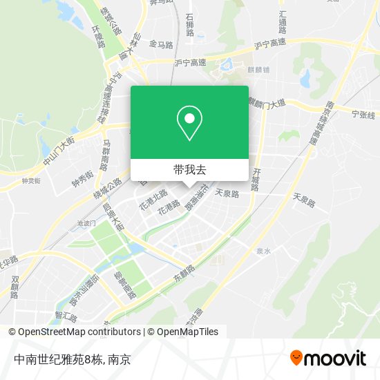 中南世纪雅苑8栋地图