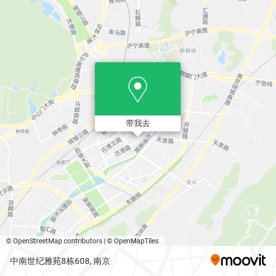 中南世纪雅苑8栋608地图
