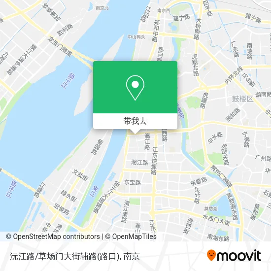 沅江路/草场门大街辅路(路口)地图