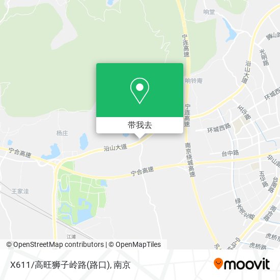 X611/高旺狮子岭路(路口)地图