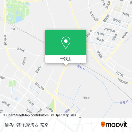 浦乌中路·孔家湾西地图