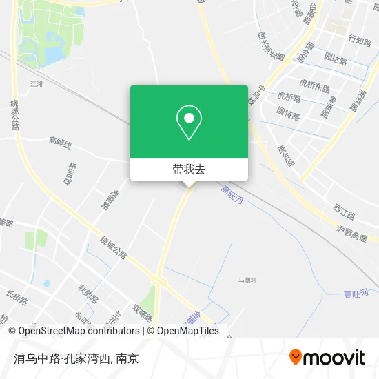 浦乌中路·孔家湾西地图