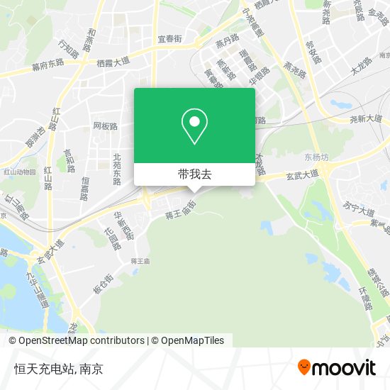 恒天充电站地图
