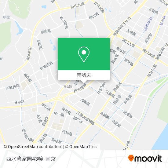 西水湾家园43幢地图