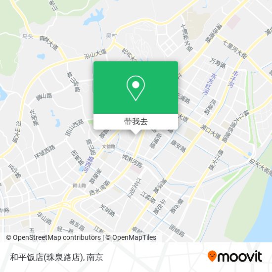 和平饭店(珠泉路店)地图