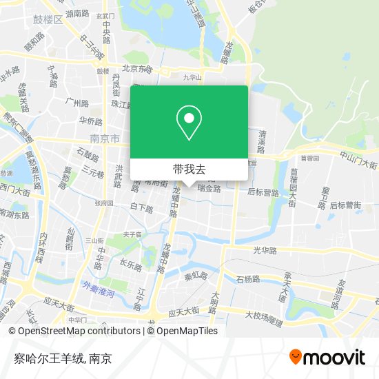 察哈尔王羊绒地图