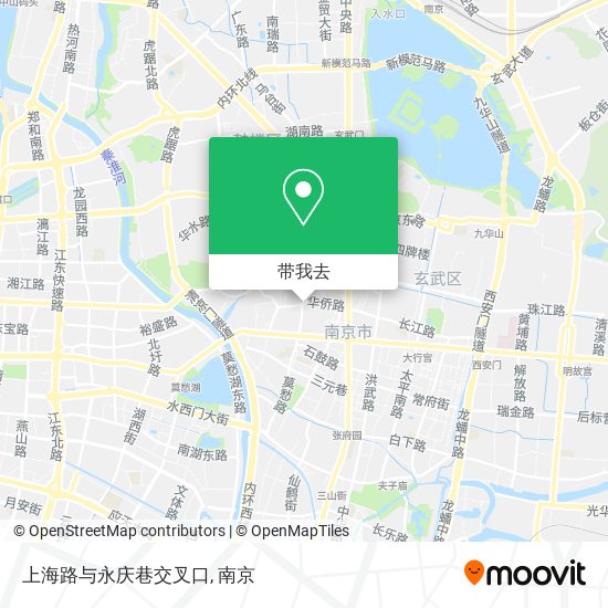 上海路与永庆巷交叉口地图