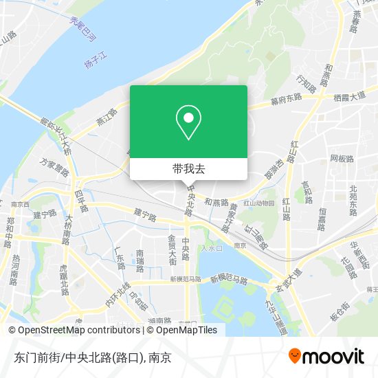 东门前街/中央北路(路口)地图