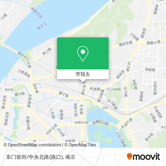 东门前街/中央北路(路口)地图