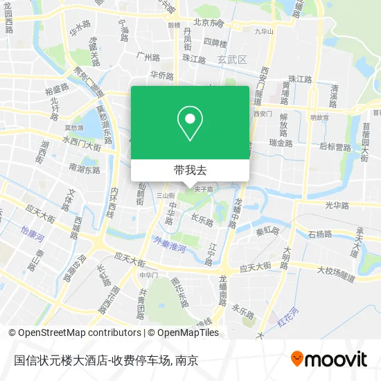 国信状元楼大酒店-收费停车场地图