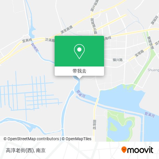 高淳老街(西)地图