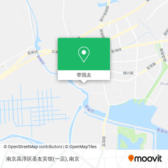 南京高淳区圣友宾馆(一店)地图
