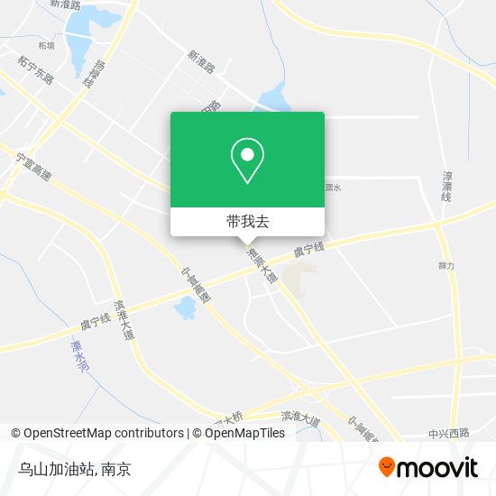 乌山加油站地图