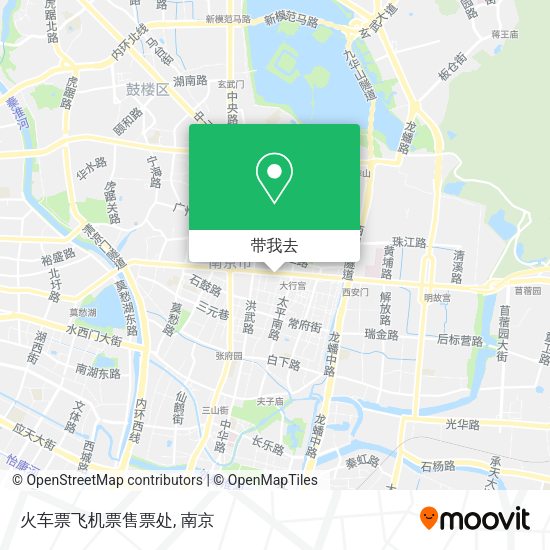 火车票飞机票售票处地图
