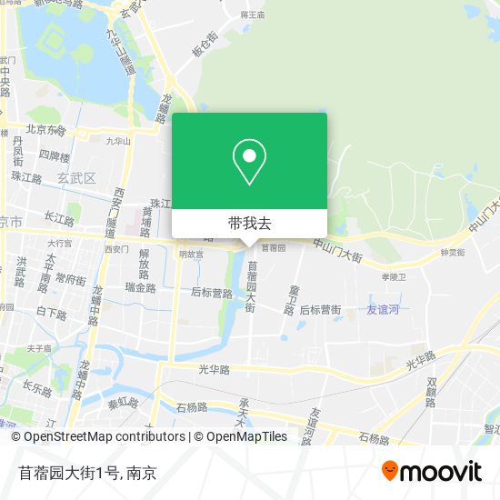 苜蓿园大街1号地图