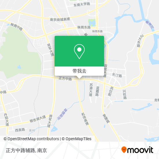正方中路辅路地图